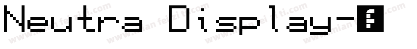 Neutra Display字体转换